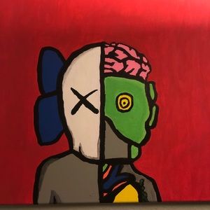 Kaws custom painting 16x20